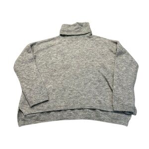 SPLENDID gray wool blend turtleneck sweater